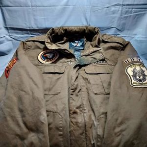 Harley Davidson Classic Coat with Patches